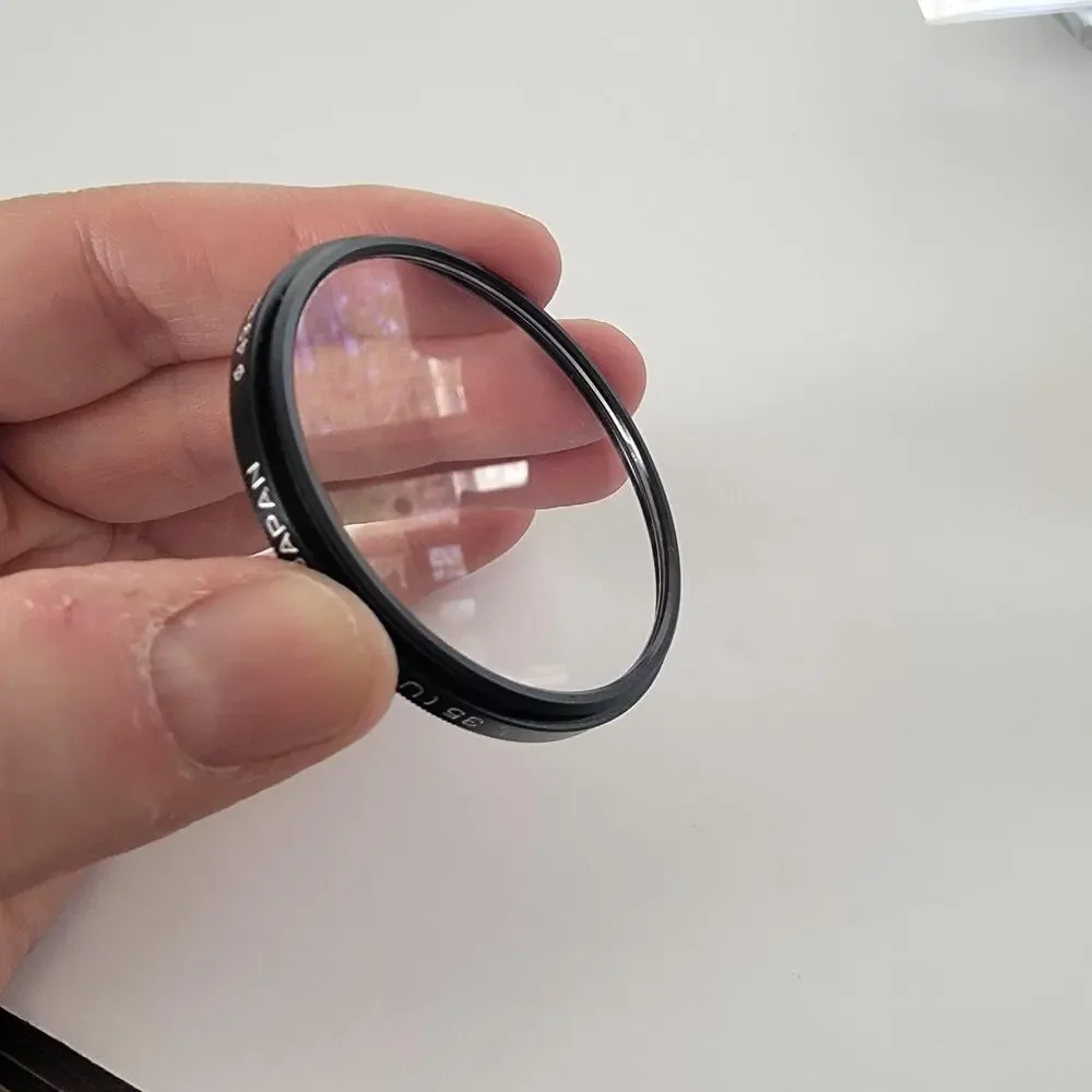 Minolta AC L 35 (UV) Black Camera Lens Filter Made In Japan Non-Reflex